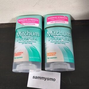 Mitchum Women power gel Spring Fresh Antiperspirant 2.25oz x2